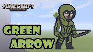 Minecraft: Pixel Art Tutorial and Showcase: Green Arrow (Arrow)