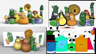 Veggietales intro vs homemade intros Veggietales 2d and 3d vs shapetales