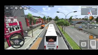 Bus simulator Indonesia games on road drive game #viral #viralvideo #gameplay