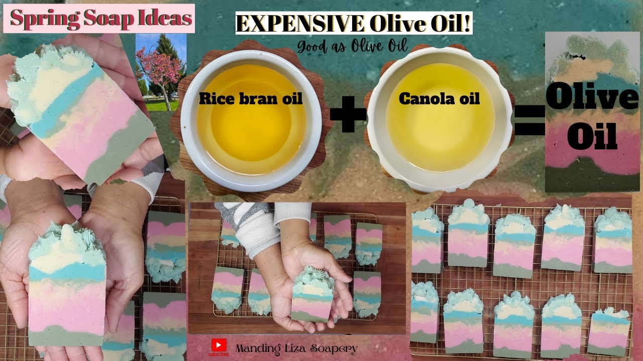 Cold Process Spring Soap Making Ideas, Soap making without Olive oil ...