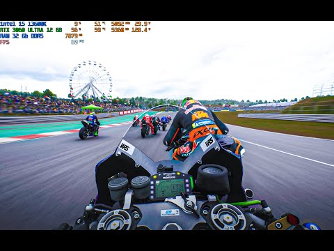MotoGP 22 Game Play i5 13600K +  RTX 3060 12Gb Ultra, Max Set RTX On