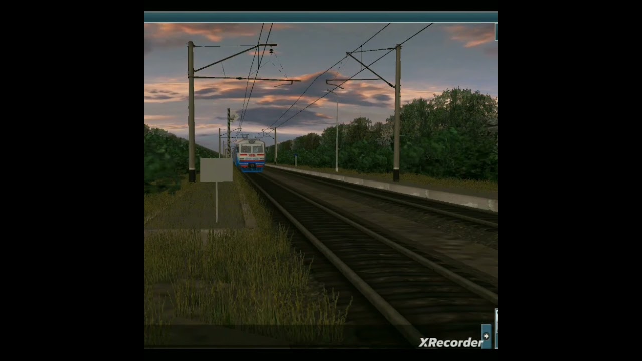 Утро едит Эр2т (Уз) на станцию Залуга