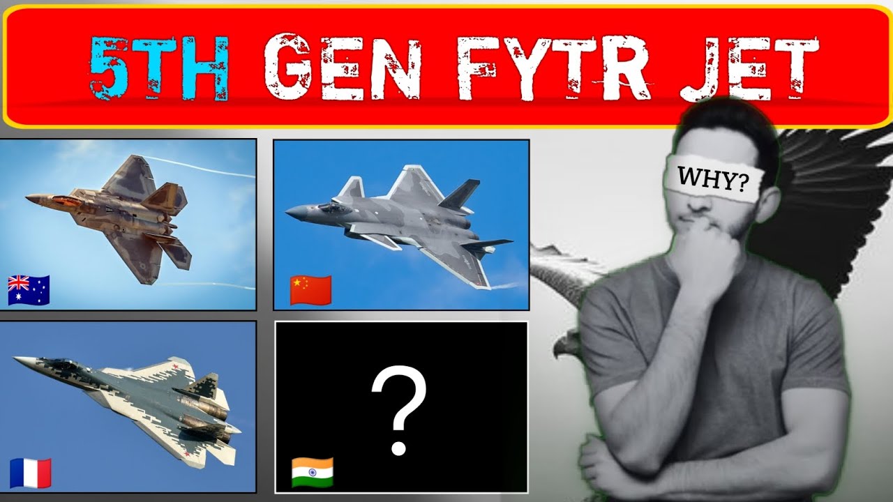 5th Gen Jets: Stealth Secrets & India's AMCA! 🇮🇳 | Aviation Hindi !!