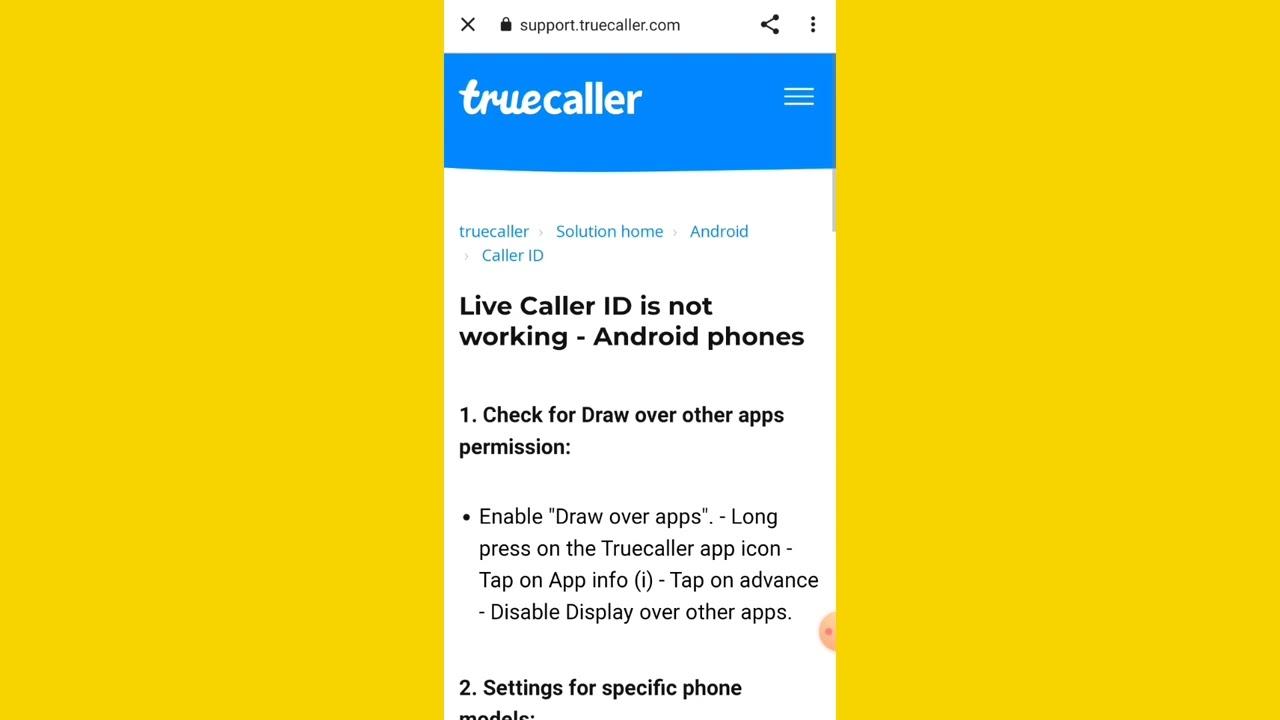Truecaller | How to Use visit help Center in Truecaller