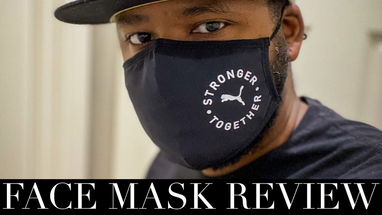 Puma Face Mask Unboxing and Review - YouTube