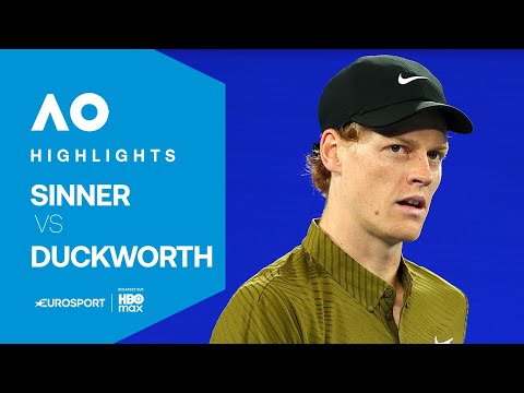 OPEN D'AUSTRALIE 2026 - Des points de FOU et une victoire tranquille pour SINNER contre DUCKWORTH