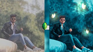 Snapseed Blue And Butterfly Effect Photo Editing || Snapseed Background Colour Change Tricks screenshot 1