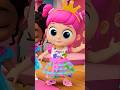 EMMIE THE PRINCESS! 👸 Pretty Pink Messy Paint Party & Nursery Rhymes #kids #shorts
