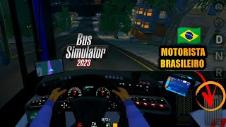 BUS SIMULATOR 2023 - MOTORISTA LOUCO ACHANDO QUE ESTÁ NO BRASIL🇧🇷! screenshot 4