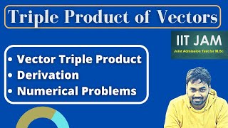 IIT JAM 2022 || #4 Triple Products of Vectors || Expansion of Vector Triple Product