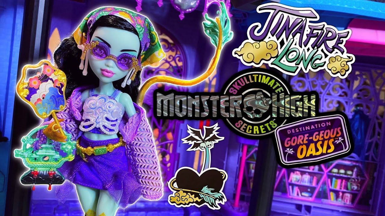 Кукла Монстер Хай Джинафайр Шкаф Monster High Jinafire Long Doll