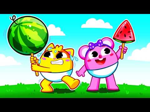 Yummy Fruit on a Stick Song | Drawing Pencils for Kids | Learn Colors | Nursery Rhymes Toddler Zoo