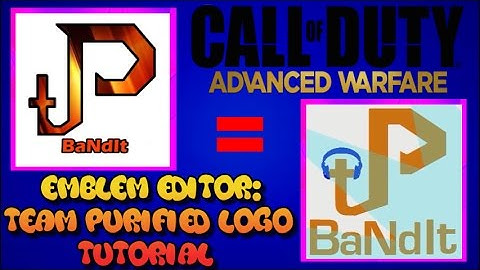 TEAM PURIFIED LOGO | CALL OF DUTY: ADVANCED WARFARE | EMBLEM EDITOR w/PuRe BaNdIt