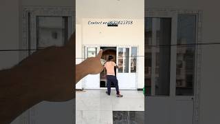uPVC Double Sliding Door 🔥 Center Lock | Balcony Door Design 2026 #upvc