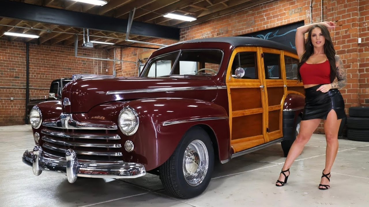 Stock #231 - 1948 Ford Super Deluxe Woody Wagon - YouTube