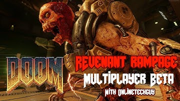 Doom 2016 Beta - Revenant Rampage!