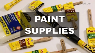 Purdy Painting Supplies: Brushes, Power Lock Extension Pole, Roller Covers | Review & Demo