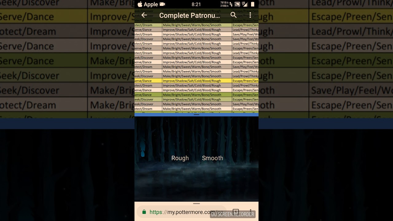 A rarity of a patronus the occamy one YouTube
