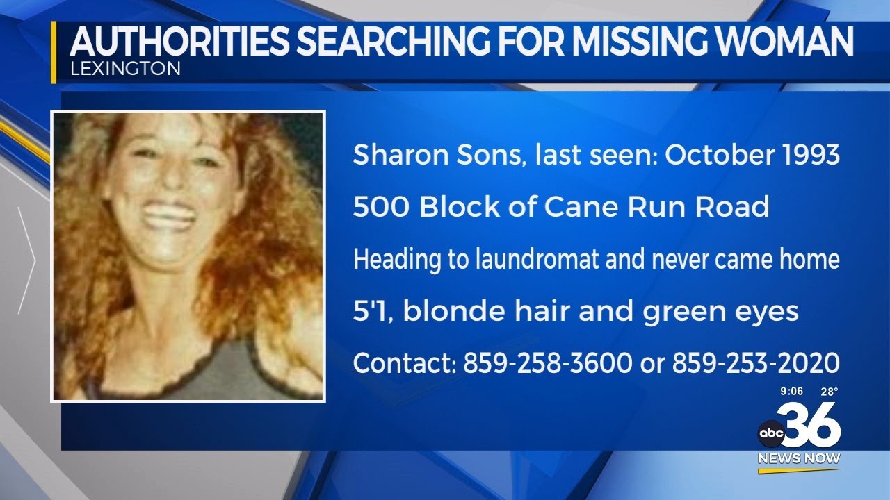 Authorities searching for a missing woman from 1993 - YouTube