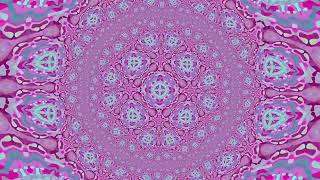 Trippy Colorful Mesmerizing Fractal Mandala, Chill Calm Ambient Music, Yoga Study Sleep Meditation