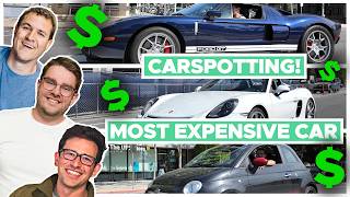 Carspotting Challenge! Find the Most Expensive Car in One Hour! Doug vs Kennan vs Filippo!