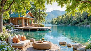 Beautiful Summer Piano Music with Nature Sounds 🌿Soothing Lakeside Ambience for Relaxation screenshot 1