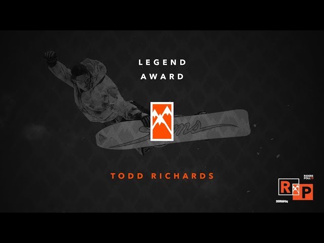 トッド・リチャード 2017 Legend Award: Todd Richards - TransWorld SNOWboarding Riders