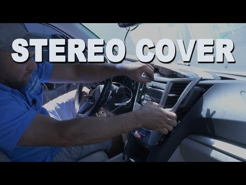 How To Remove the Trim Faceplate around the Stereo - 2010 Subaru Outback