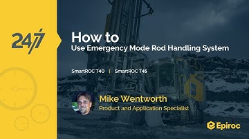 How to use emergency mode rod handling system | SmartROC T40 | SmartROC T45