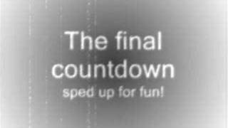 The Final Countdown (slowed down-funny)