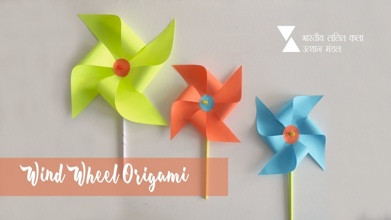 Wind Wheel Origami Wind Wheel How To Make A Wind Wheel Youtube