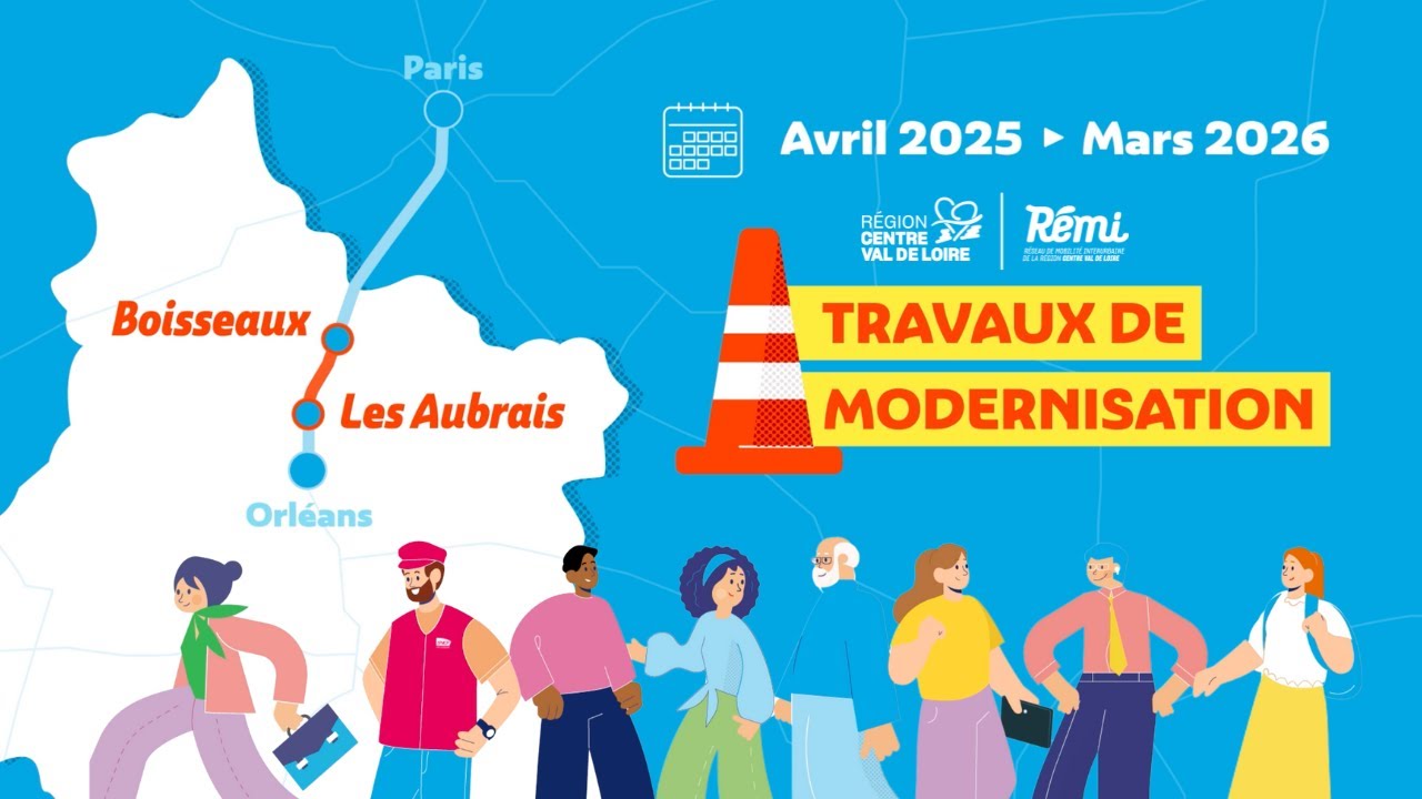 🚧🚆 Travaux ligne Paris–Orléans (2025–2026) : tout comprendre en 3 minutes | Rémi Centre-Val de Loire
