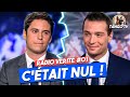 Affligeant  jordan bardella hypnotis par le regard tendre de son adversaire gabriel attal