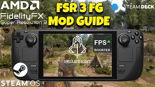 Bellwright Steam Deck FSR 3 Frame Generation Mod Install Guide SteamOS #steamdeck #bellwright #fsr3