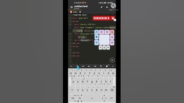 Html 5 emmet shortcut (Acode)