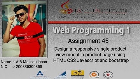 Design a responsive single product view modal in product page | Web project | Task 45