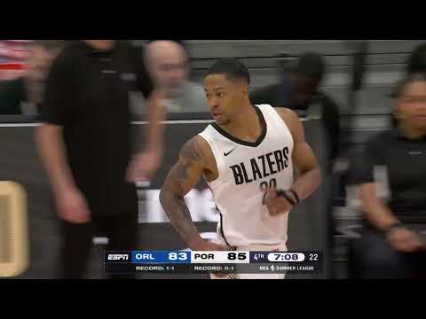 Jayson Kent Highlights (20 Points, 8 Rebounds) | July 12, 2026 vs. Magic | Portland Trail Blazers