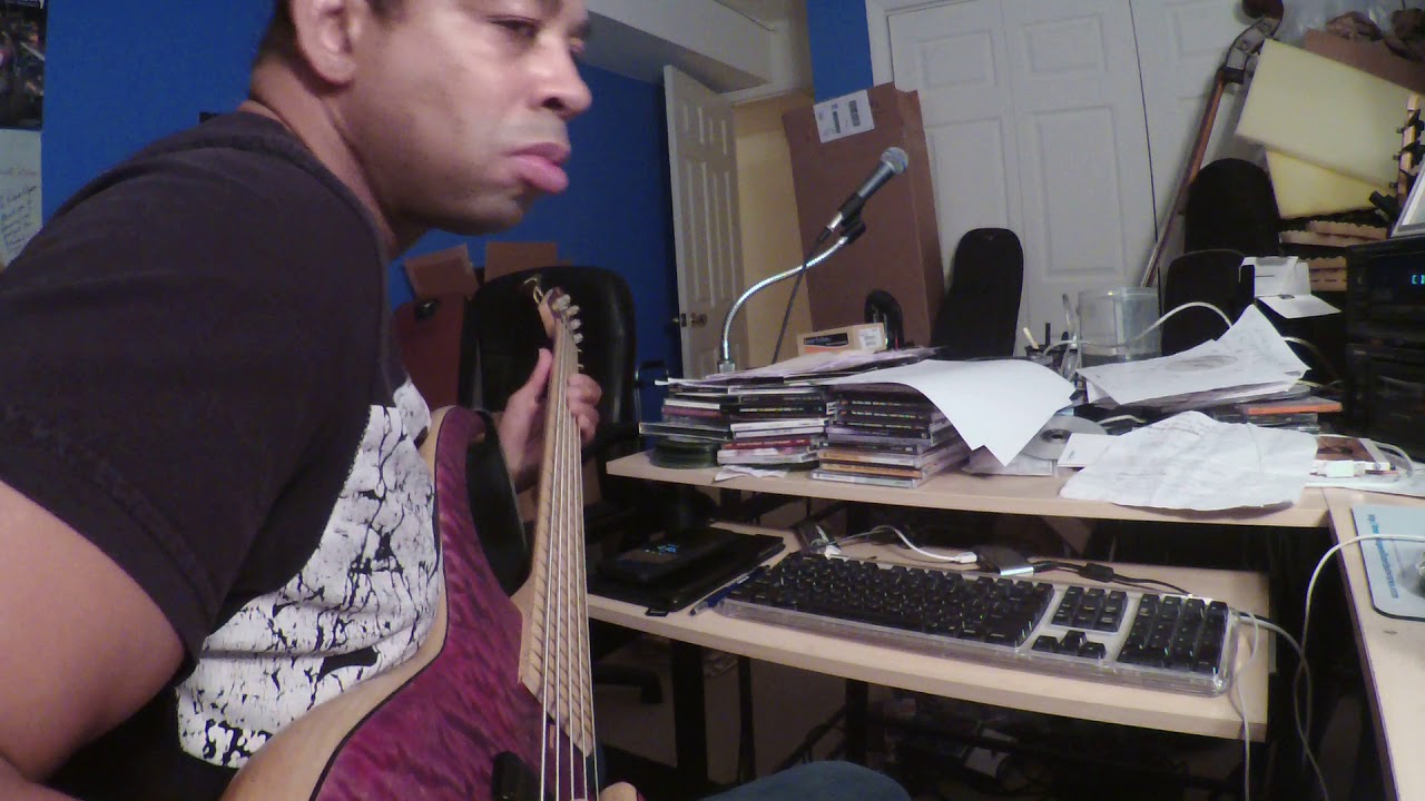 David Dyson bass groove take 2-mute picking