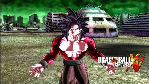 DBZ TTT XV MOD BLACK GOKU SSJ4 VS BLACK BEERUS