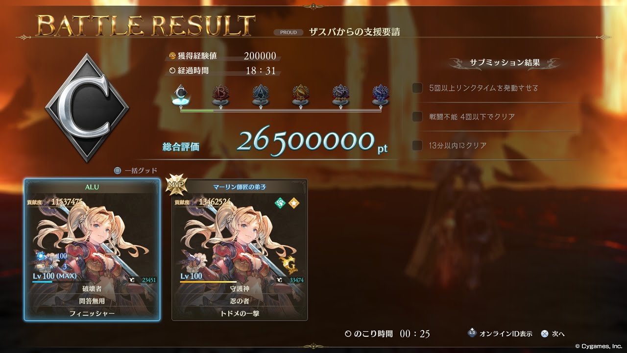 (PS版)GRANBLUE FANTASY: Relink ザスバからの支援要請　デュオ　ゼタゼタ　