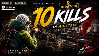 PUBG Mobile | Party at Midstein 🔥 (10 Kills) | sheep.exe