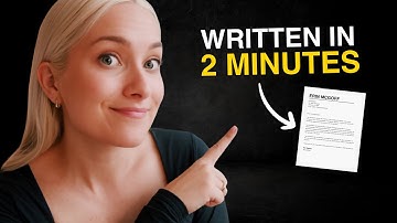 Write a Cover Letter in SECONDS with Chat GPT 🤯