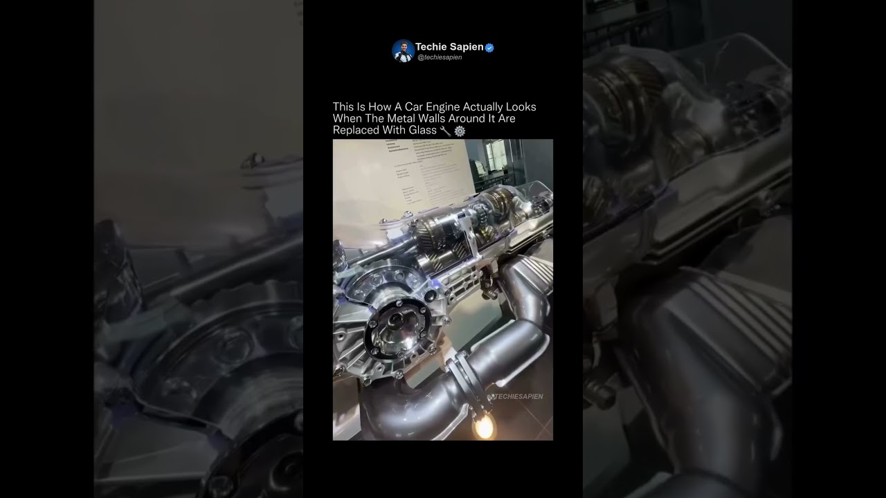 This Is What a Car Engine Looks Like From the Inside 🤯