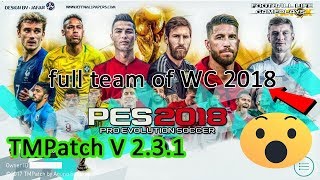 TMPatch v NEW World Cup 2018 pes 2.3.1 // 1080p HD screenshot 4