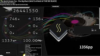 Osu! Big Black SS Double Time (But its first person...)