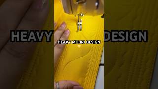 New Stylish Poncha Mohri Design 2026 💛 | Heavy Thread Work Salwar Design Tutorial