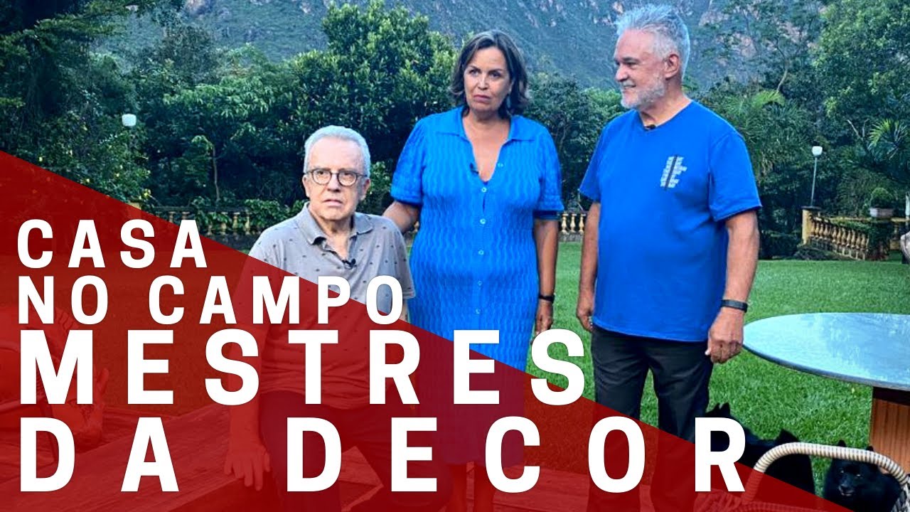 CASA NO CAMPO DE DOIS MESTRES EM DECORAÇÃO, MIX DE ESTILOS E PERSONALIDADE