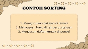 Definisi Searching, Sorting, Queue, dan Stack berdasarkan contoh dalam kehidupan sehari-hari