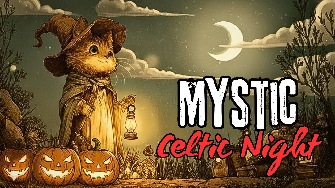 【Кельтская Музыка】Серенада Тыквенной Ведьмы 🎃 Мистические Мелодии Под Молодой Луной