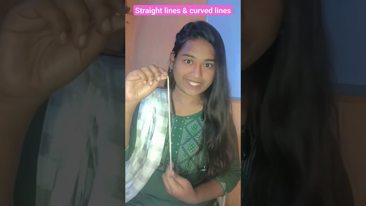 straight lines and curve lines 